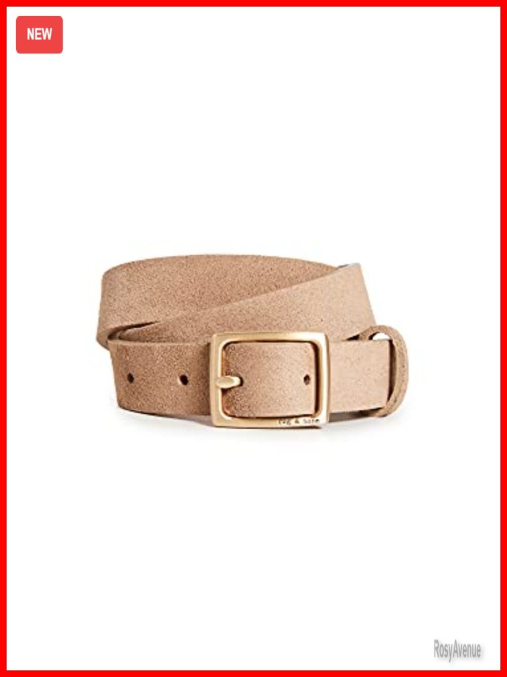 Gold-Tone Buckle Belt Loose Fit Golf Accessory